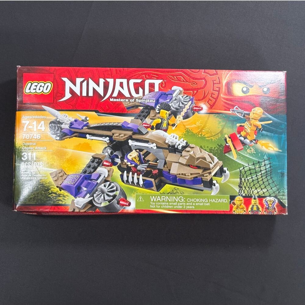 LEGO NINJAGO  Condrai Copter Attack 70746 FACTORY SEALED